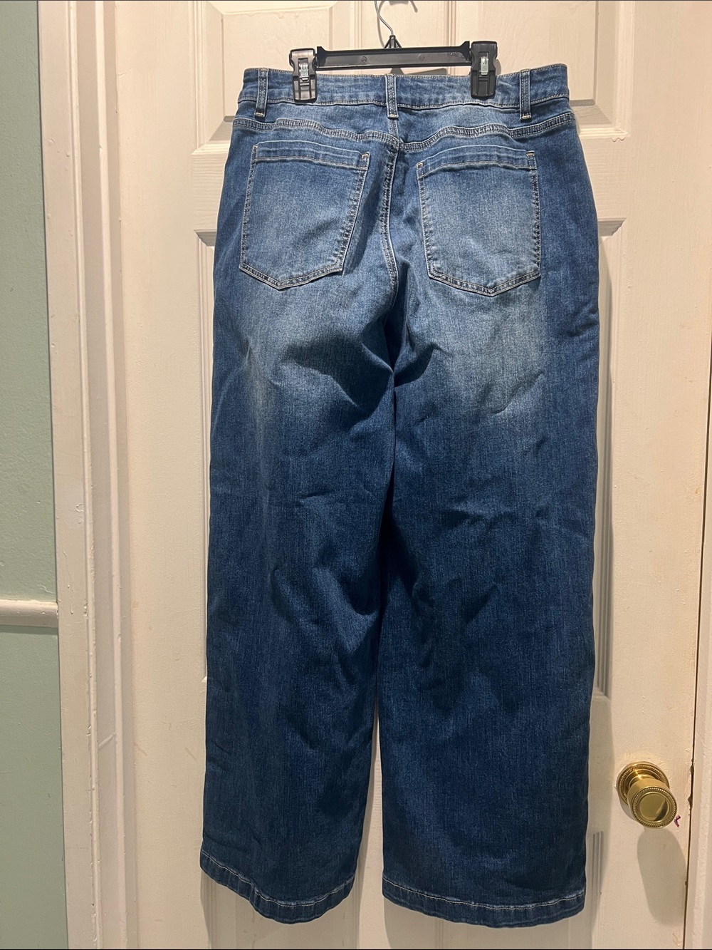 Flamingals Flared Wide-Leg Women's Jeans - Blue NWT - Picture 9 of 10